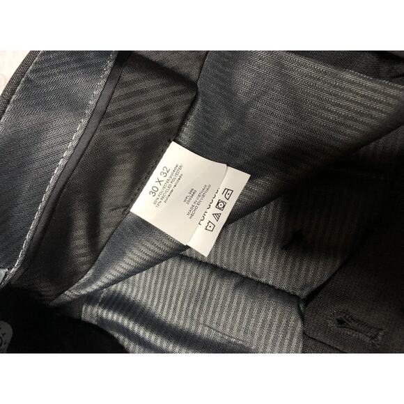 Kenneth Cole STRETCH MICRO CHECK MODERN FIT TECHNI-COLE DRESS PANT 30W 32L - Picture 10 of 12